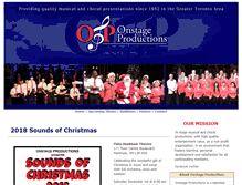 Tablet Screenshot of onstageproductions.org